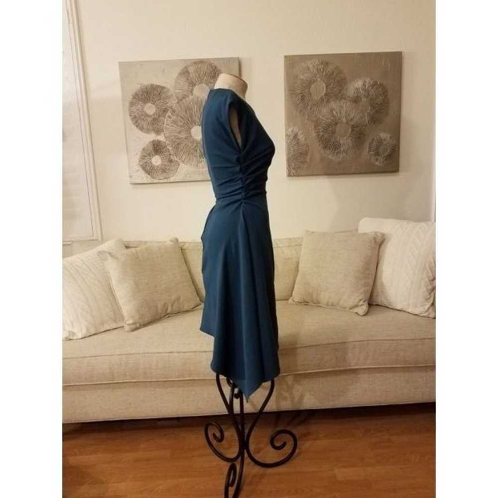 Julia Jordan Ruched Cap Sleeve Dress sz2 - image 5