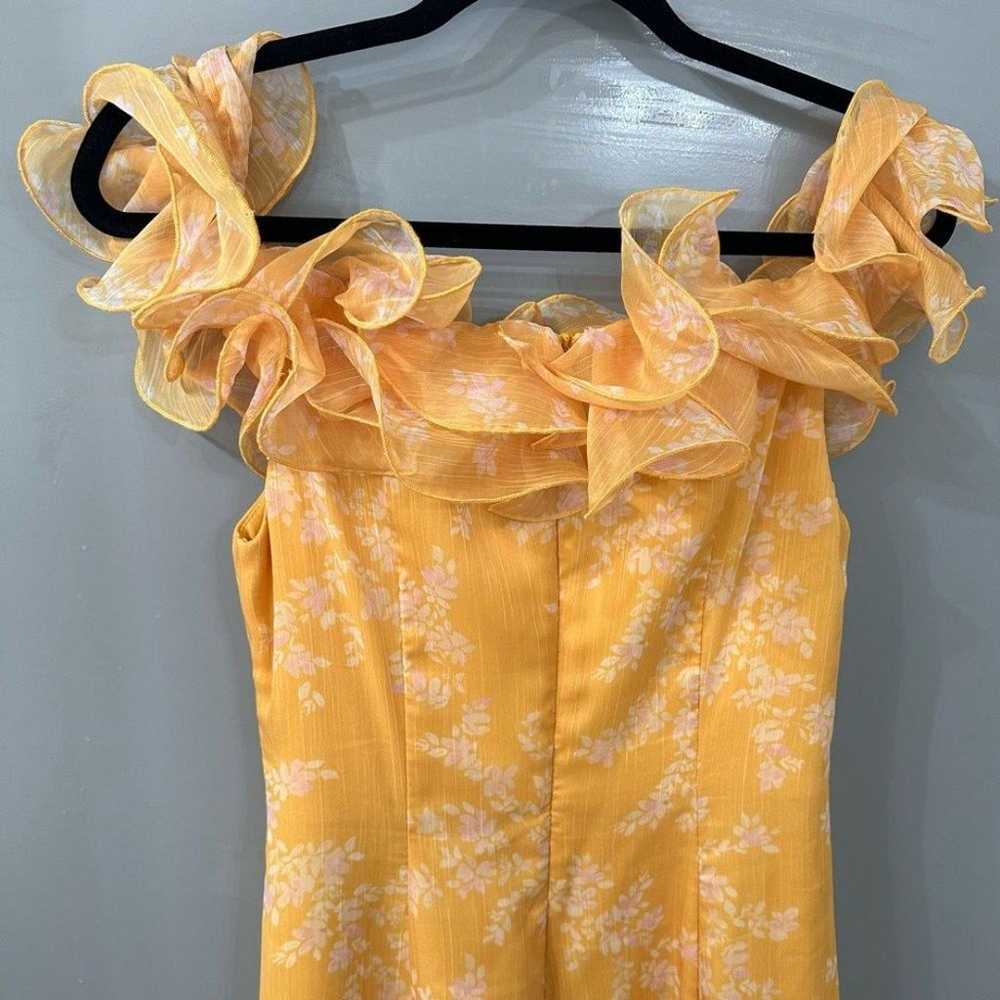 Keepsake the Label Floral Midi Dress Embrace Ruff… - image 6
