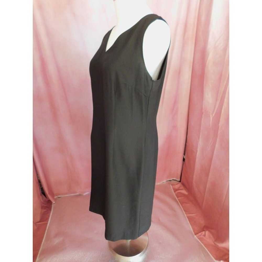 Vintage Periwinkle Formal Dress Size 8 Black Shee… - image 7