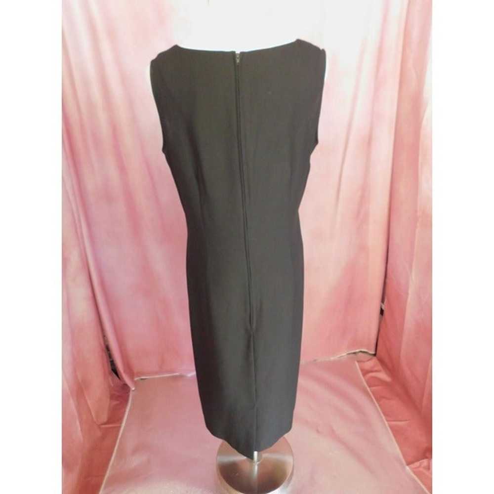 Vintage Periwinkle Formal Dress Size 8 Black Shee… - image 8