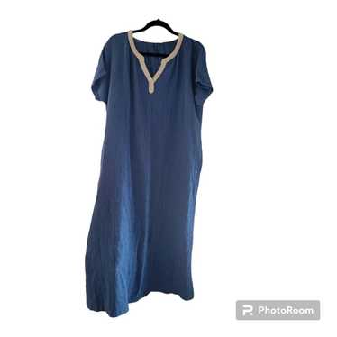 Simple Suzanne Betro Plus Sz 2X Maxi Shirt Dress … - image 1