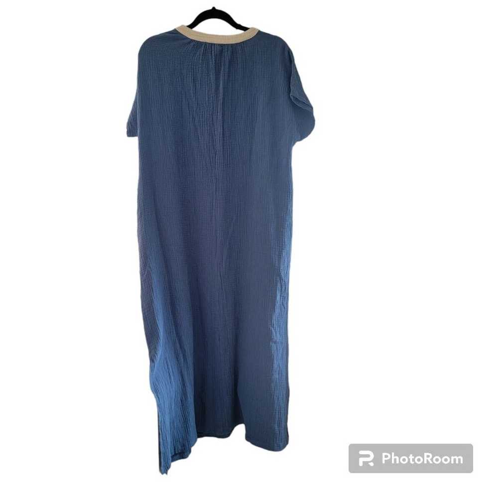 Simple Suzanne Betro Plus Sz 2X Maxi Shirt Dress … - image 2