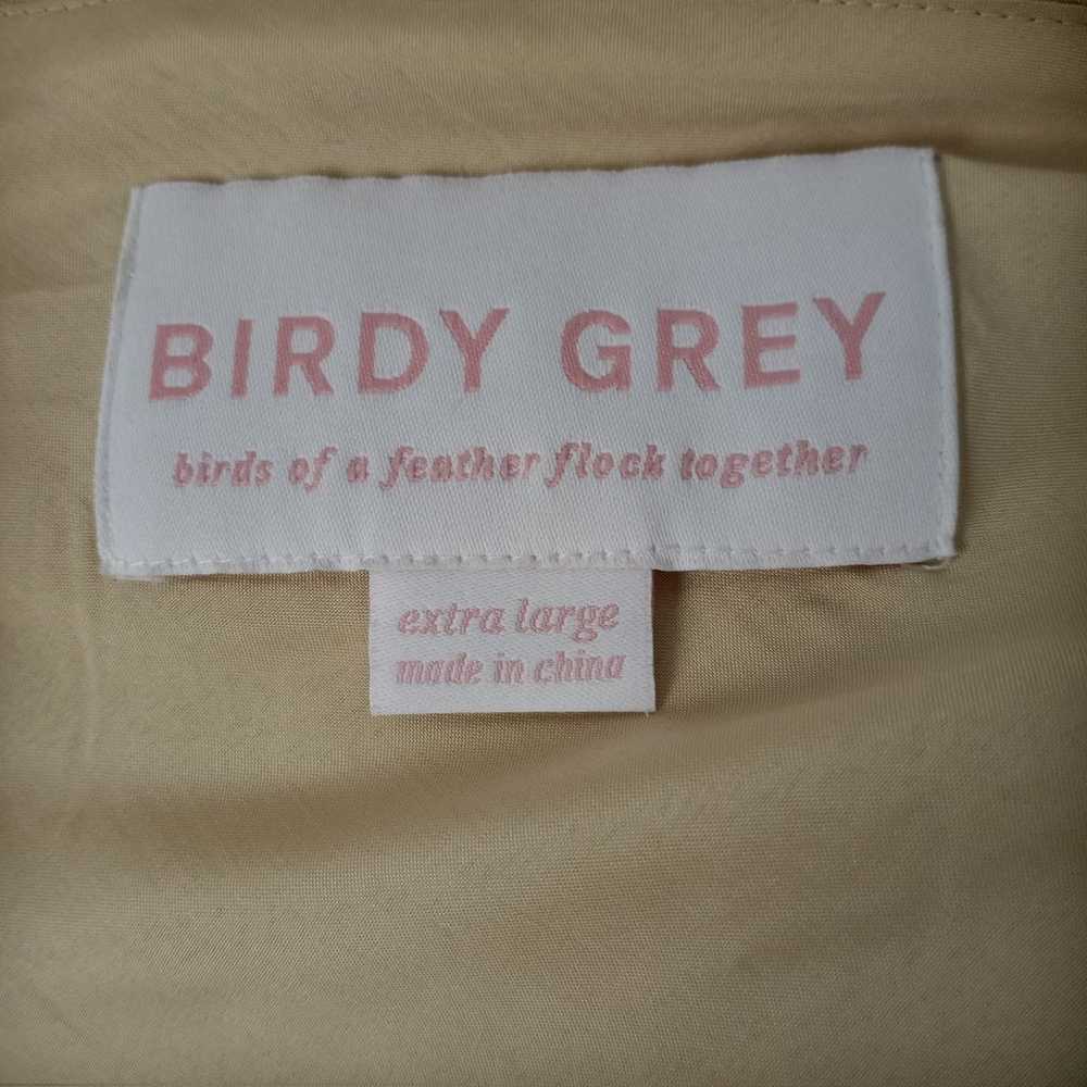 BIRDY GREY. Taupe Satin Maxi Dress  XL - image 5