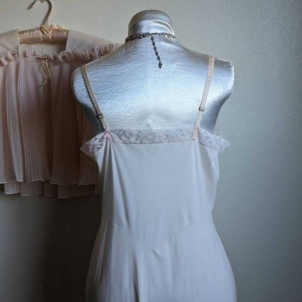 Vintage 60s Pastel Pink Slip Dress Nightgown Set … - image 10