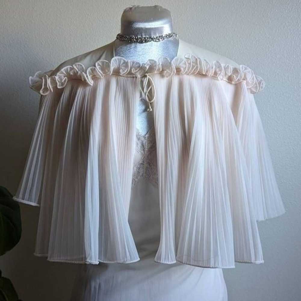Vintage 60s Pastel Pink Slip Dress Nightgown Set … - image 6