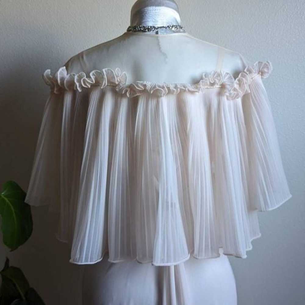 Vintage 60s Pastel Pink Slip Dress Nightgown Set … - image 7