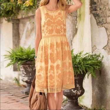 Sundance Love At First Sight Dress Embroidered Go… - image 1