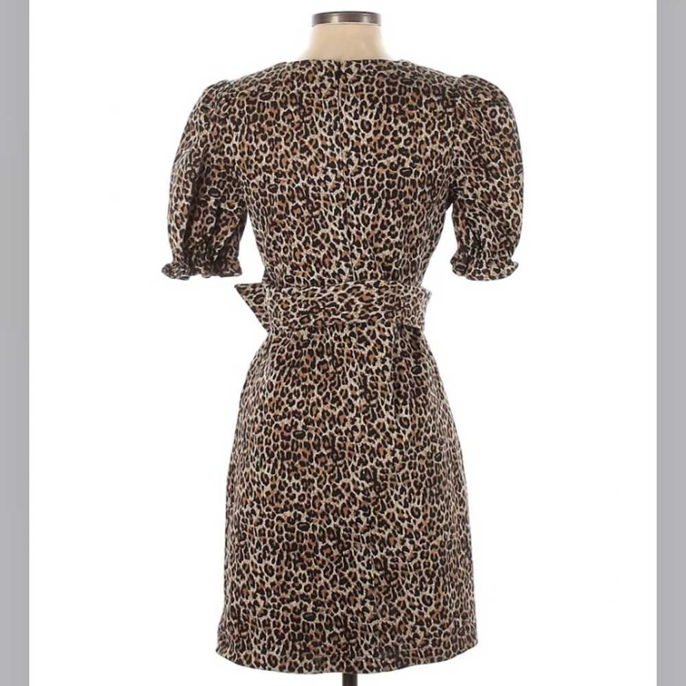 Marissa Webb The Carly Canvas Leopard Print Dress - image 5