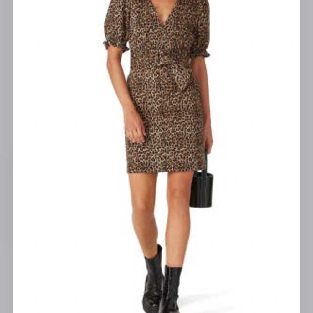 Marissa Webb The Carly Canvas Leopard Print Dress - image 6