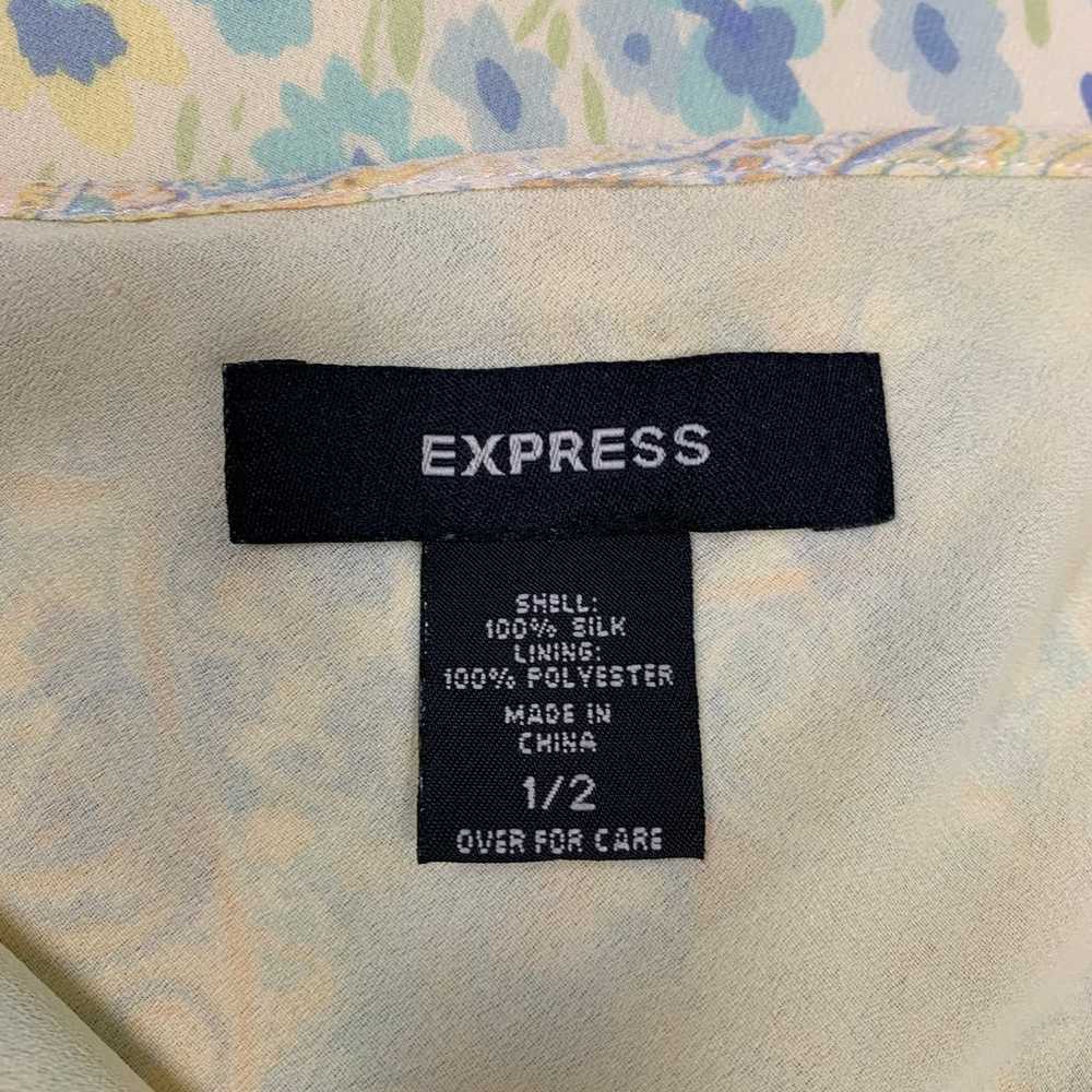 Vintage Express Womens Size 1/2 Silk Mix Print Su… - image 7