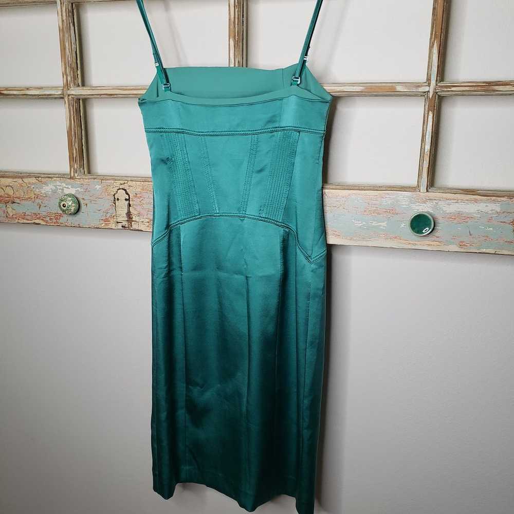 Karen Millen lined Silk Corset embroidered dress … - image 10