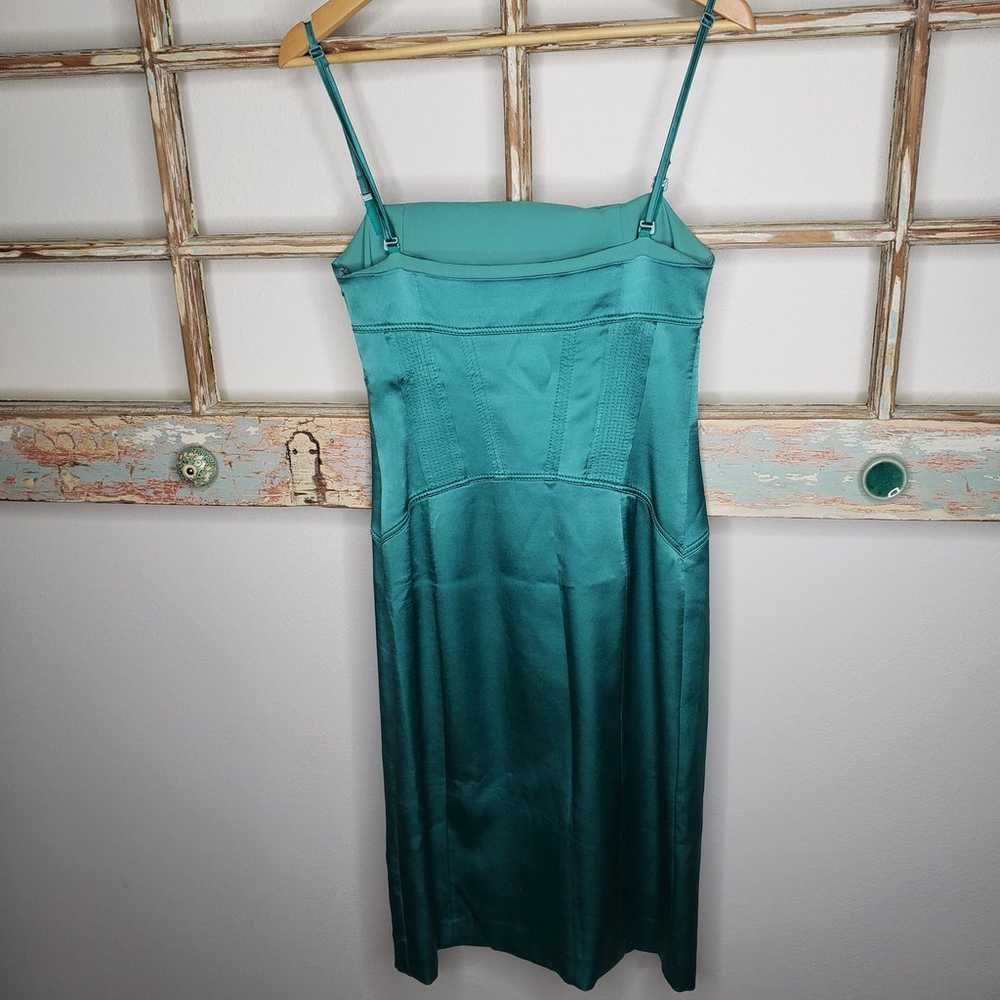 Karen Millen lined Silk Corset embroidered dress … - image 2
