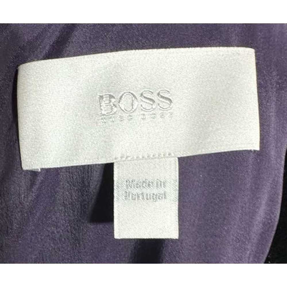 Hugo Boss Women's Navy Textured Sheath Dress Shor… - image 2