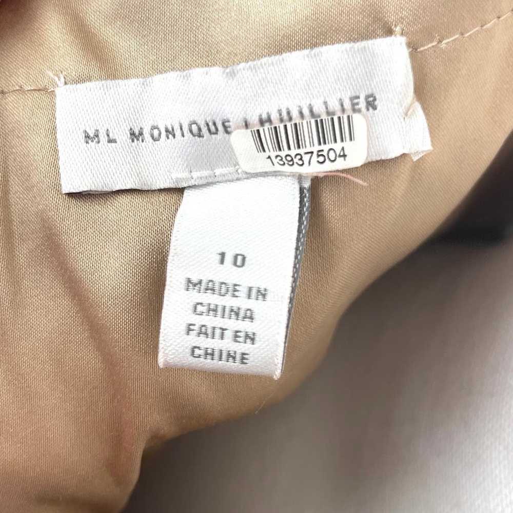Monique Lhuillier Metallic Cut Out High Low Gown … - image 11