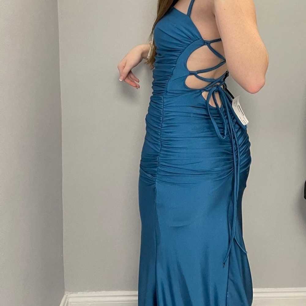 Jessica Angel Blue Prom Dress - image 2