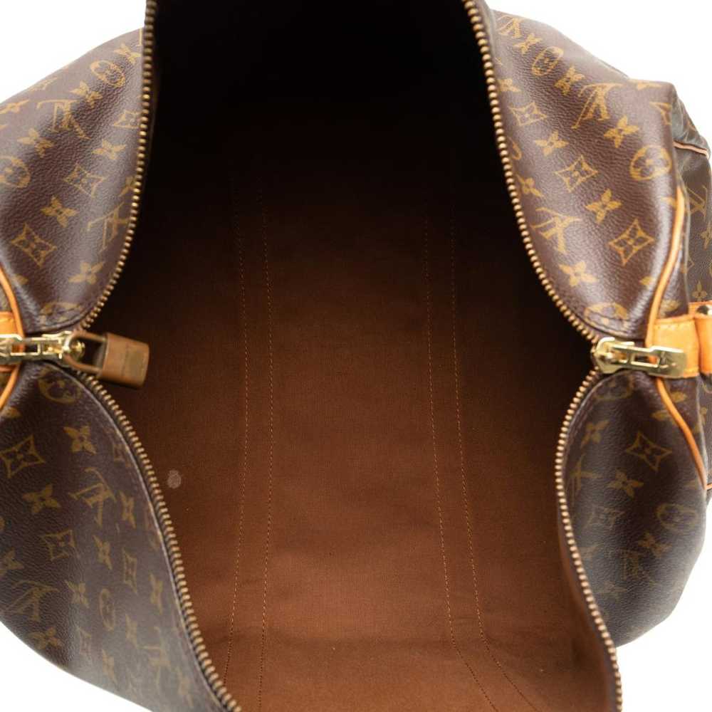 Louis Vuitton Keepall leather travel bag - image 5