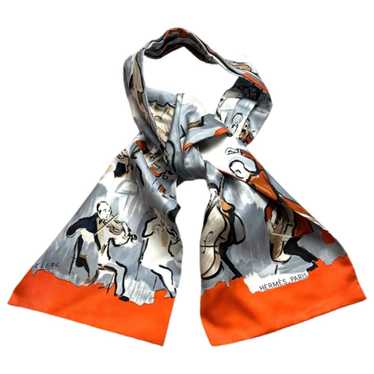 Hermès Châle 140 silk scarf