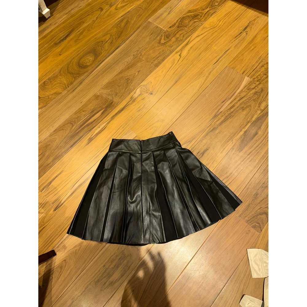 Anne Fontaine Leather mini skirt - image 2