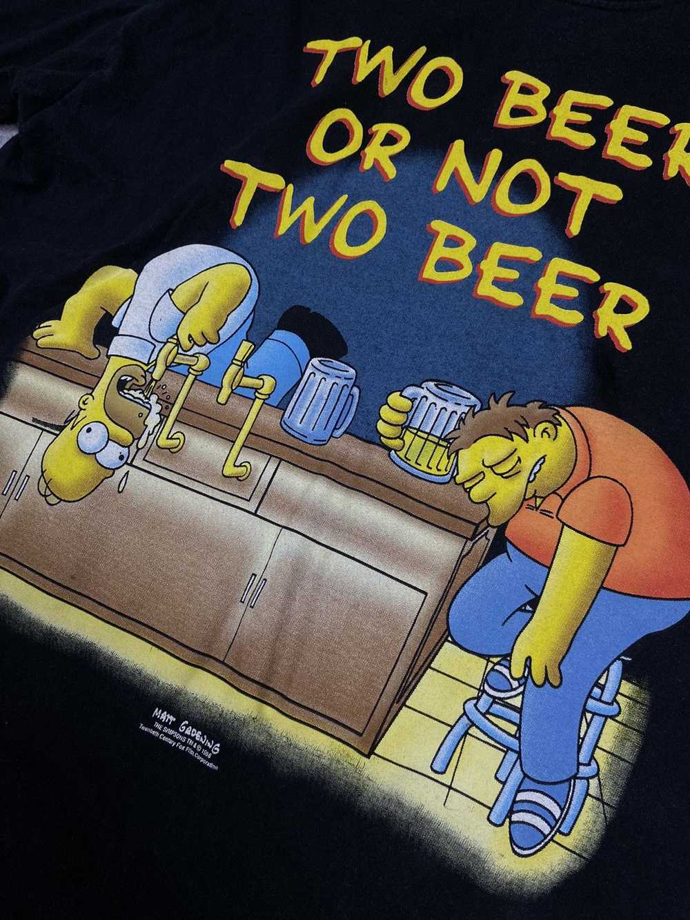Humor × The Simpsons × Vintage The Simpsons t shi… - image 2