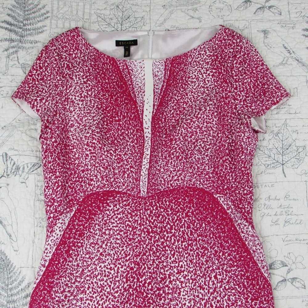 Spring Escada Pink 3 d illusion orchard print She… - image 4