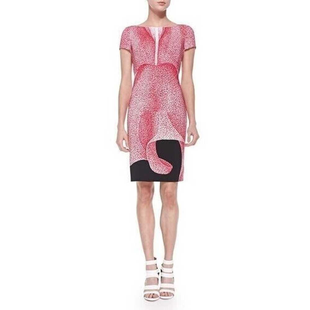 Spring Escada Pink 3 d illusion orchard print She… - image 8