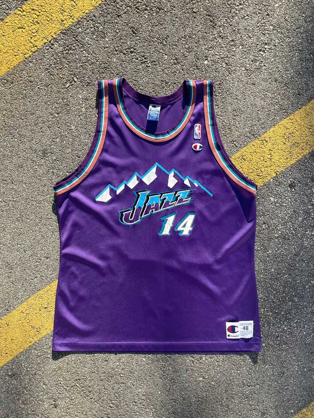 Champion × Made In Usa × Vintage RARE 90s NBA Jef… - image 1