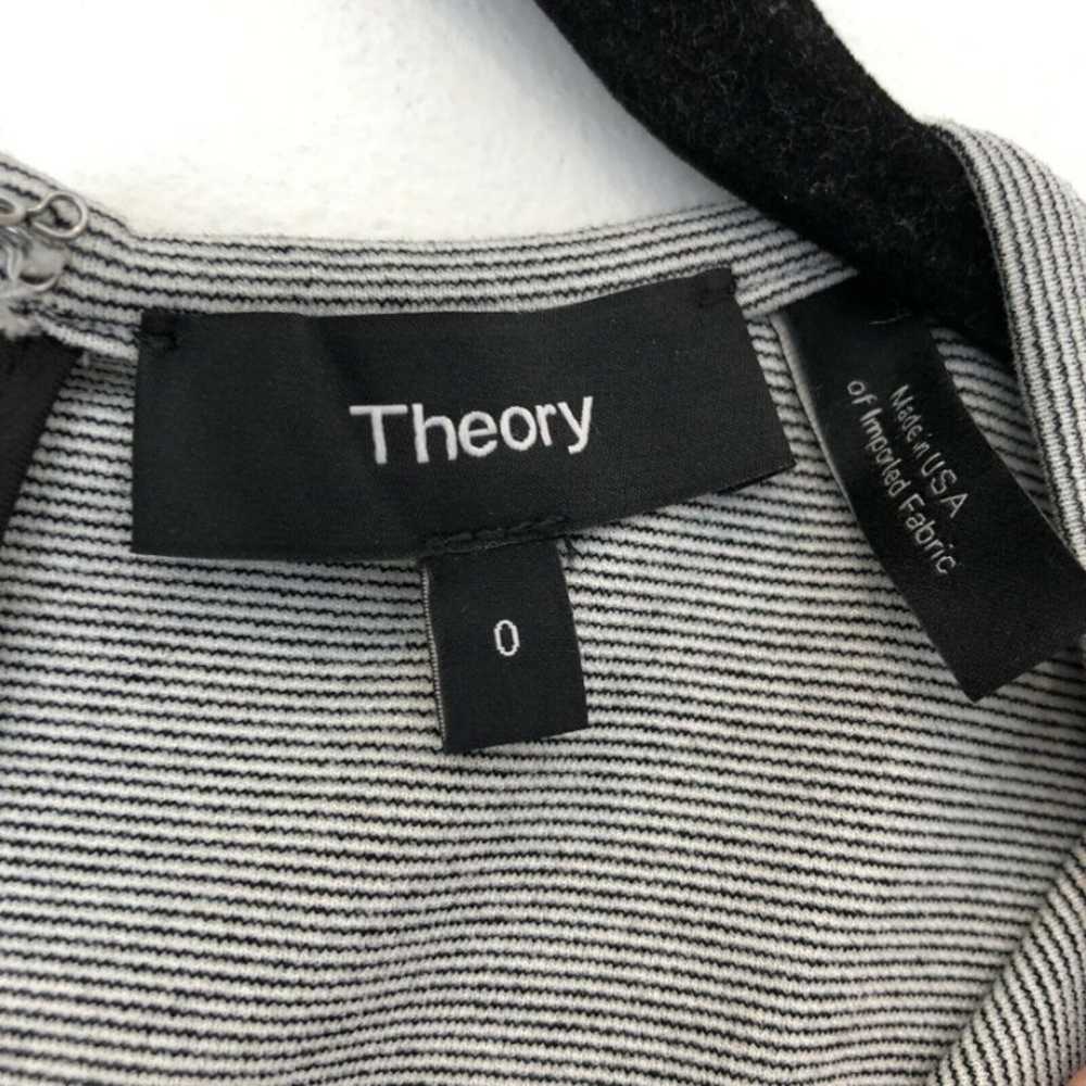 Theory 0 Essential Flare Stripe Dress - image 4