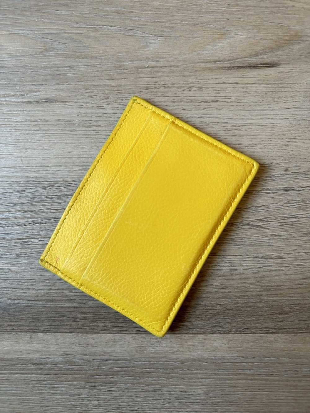 Balenciaga Balenciaga Cardholder Wallet Yellow Le… - image 2