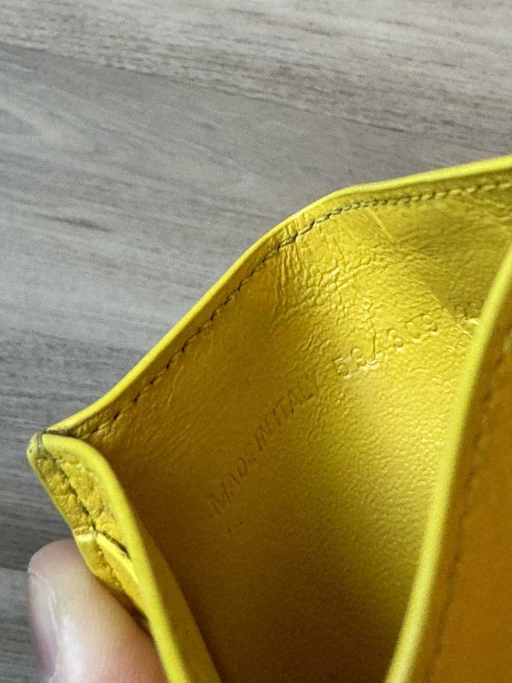 Balenciaga Balenciaga Cardholder Wallet Yellow Le… - image 3