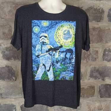 Other Fifth Sun Star Wars Stormy Night Shirt Gray… - image 1