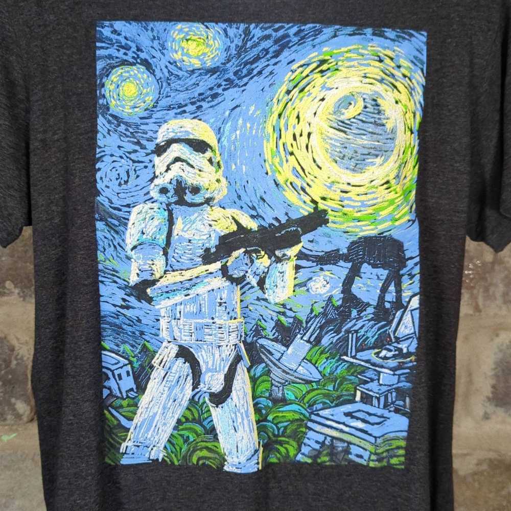 Other Fifth Sun Star Wars Stormy Night Shirt Gray… - image 2
