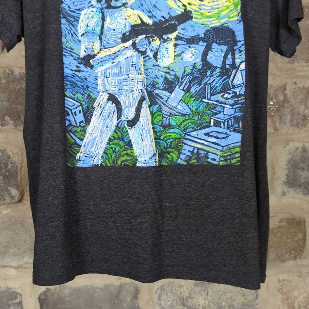 Other Fifth Sun Star Wars Stormy Night Shirt Gray… - image 4