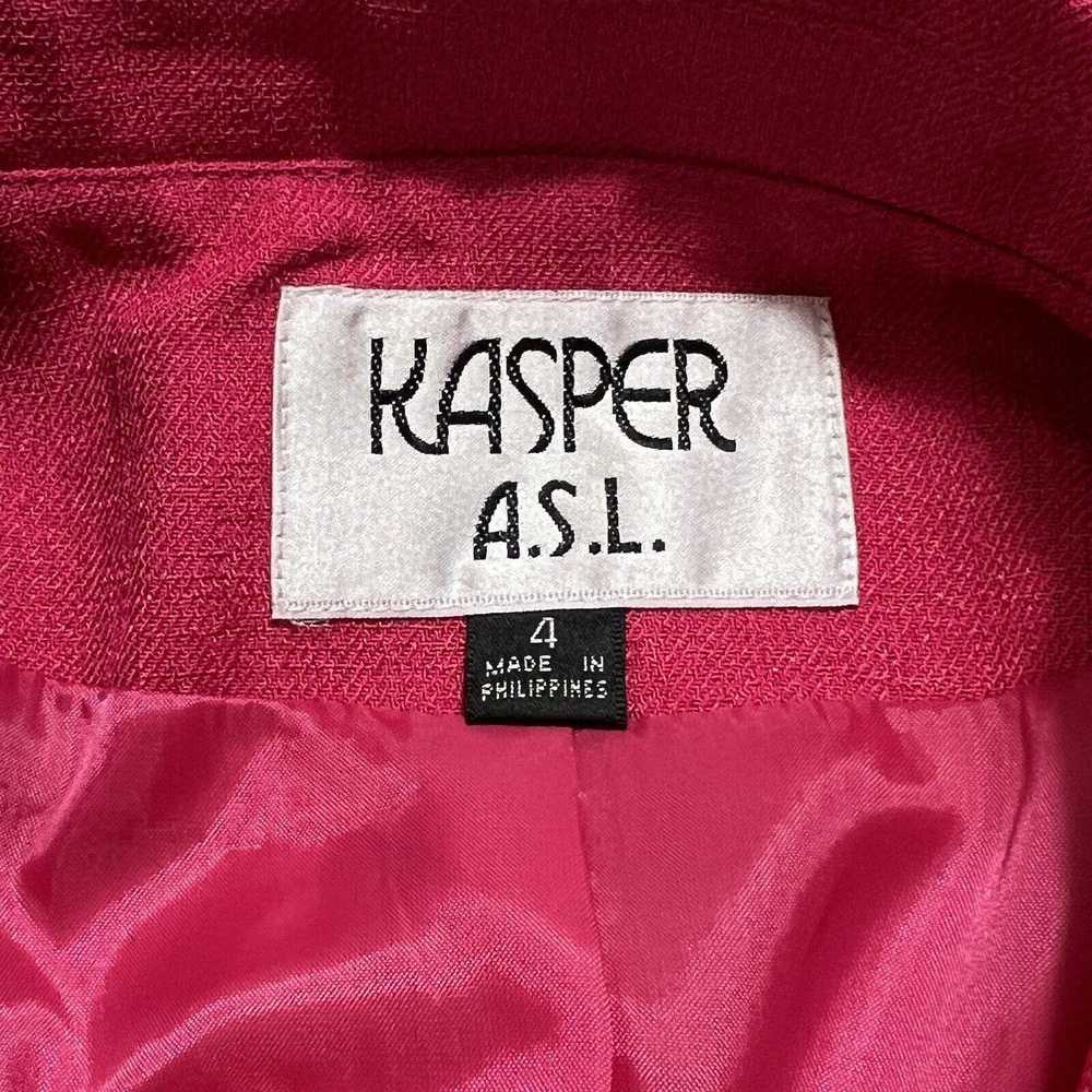 Vintage Kasper Sleeve Blazer + Skirt Suit Set Hot… - image 4