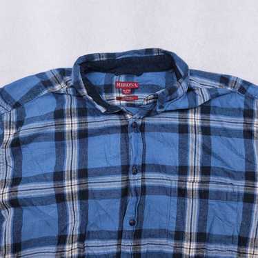 Merona Merona Madras Flannel Shirt Mens Size Extra