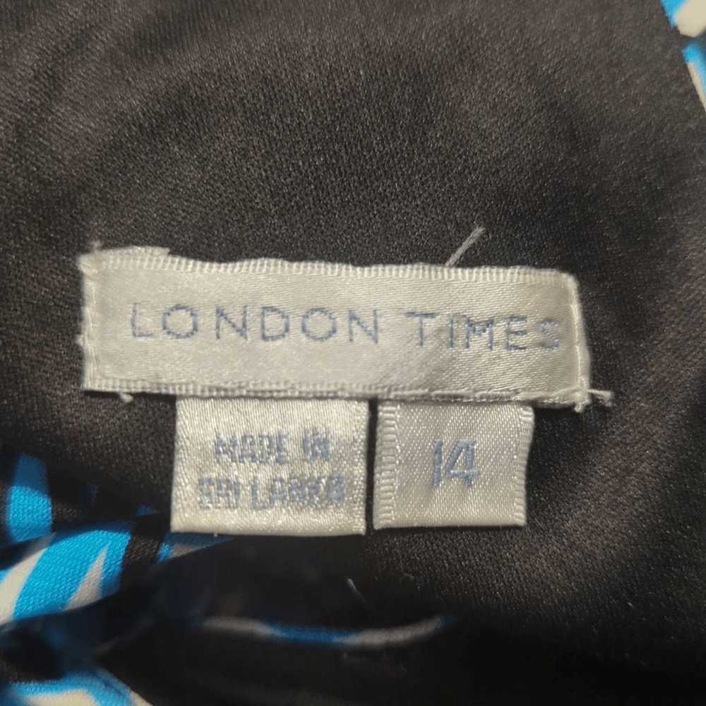 Other London Times Dress Geometric Print Halter T… - image 8