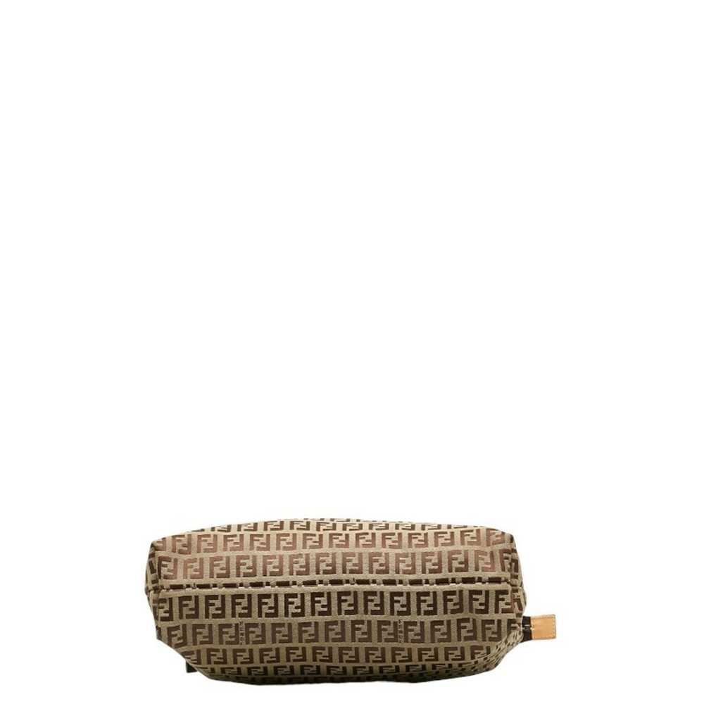 Fendi FENDI Zucchino Handbag Tote Bag 8BH022 Beig… - image 4