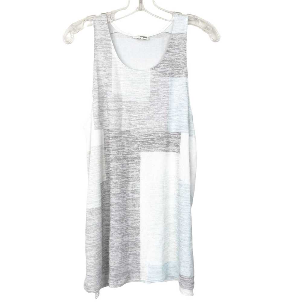 Other Wilfred Free Gray White Printed Tank Top Sz… - image 1