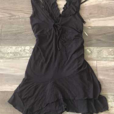 Wild fable black ruffled dress - image 1
