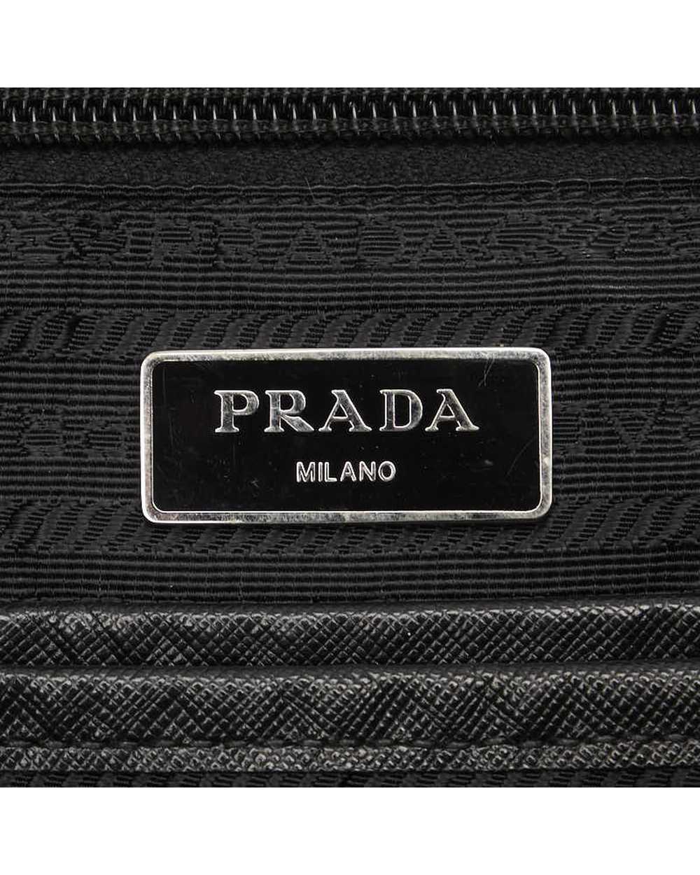 Prada Double Pocket Tote Bag with Saffiano Trim i… - image 9