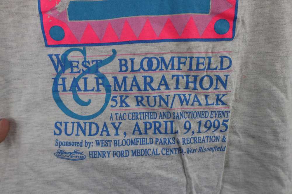 Vintage Vintage 90s Bloomfield Half Marathon Long… - image 6