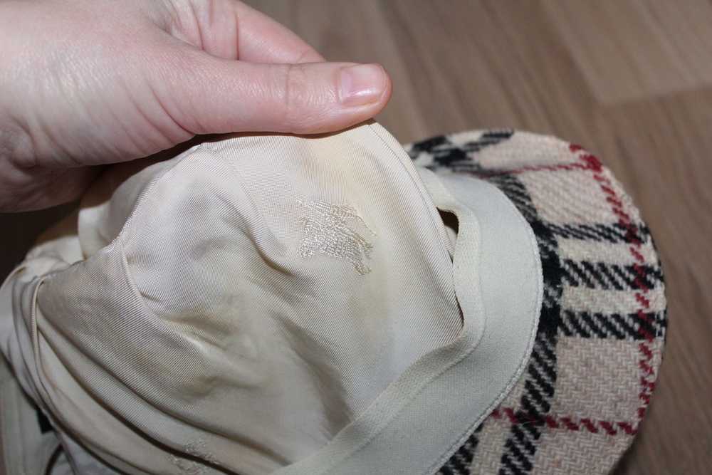 Burberry × Vintage Vintage Burberry Wool Cap Hat … - image 6