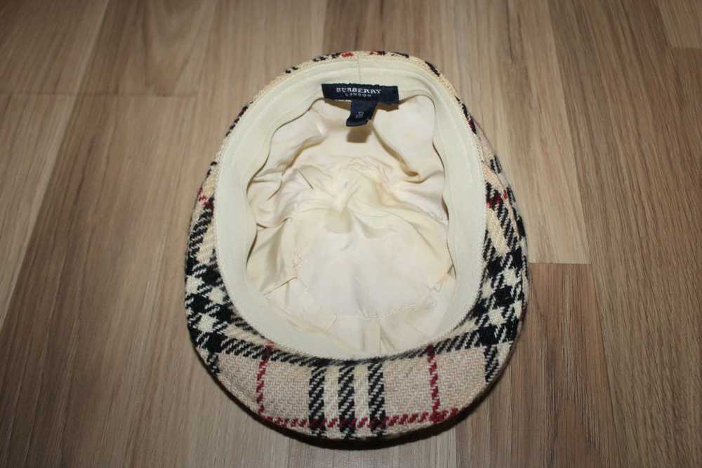 Burberry × Vintage Vintage Burberry Wool Cap Hat … - image 8