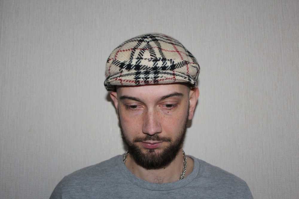 Burberry × Vintage Vintage Burberry Wool Cap Hat … - image 9