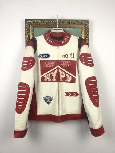 Racing × Rare × Vintage Vintage NYPD Racing Jacke… - image 1