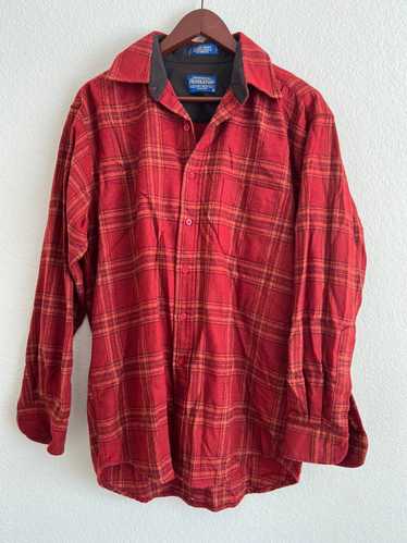 Pendleton × Vintage Red Pendleton Flannel