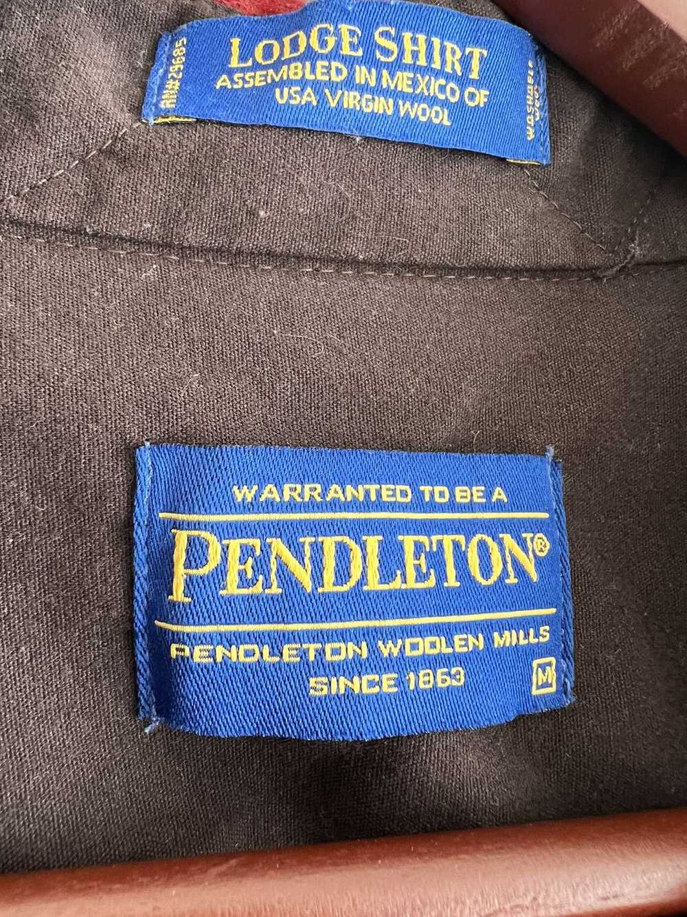 Pendleton × Vintage Red Pendleton Flannel - image 5