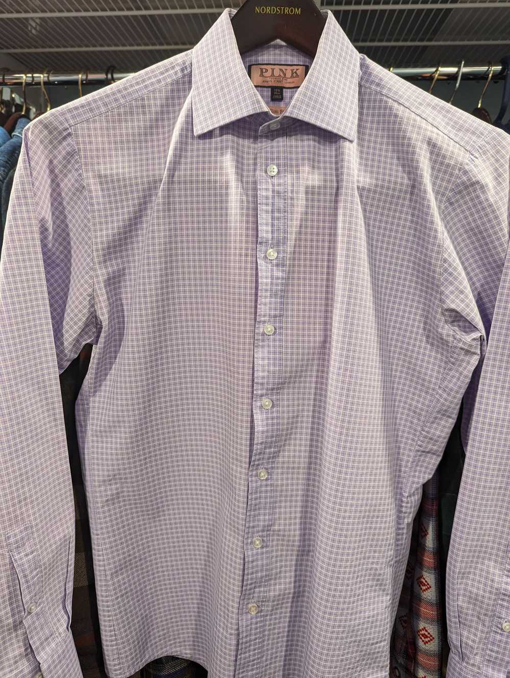 Thomas Pink Thomas Pink Lavender Check Dress Shir… - image 2