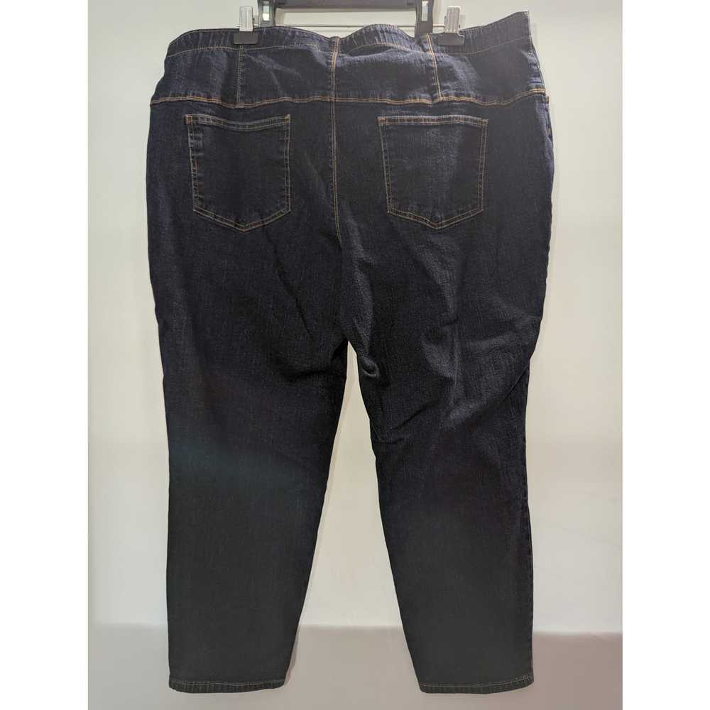 Unkwn Denim & Co Blue Jeans Pants Plus Size 24WP … - image 2