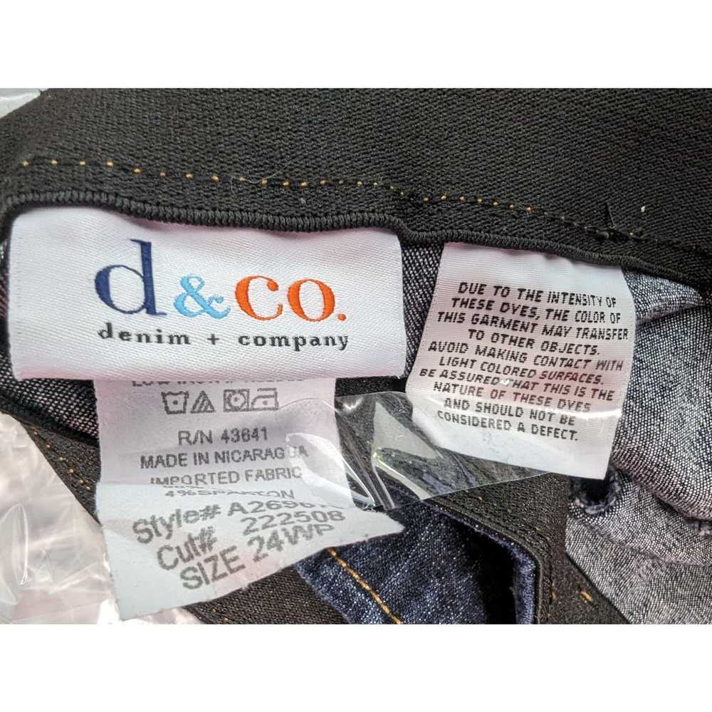 Unkwn Denim & Co Blue Jeans Pants Plus Size 24WP … - image 3