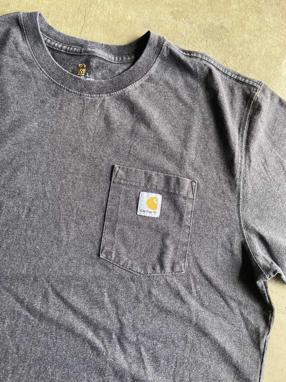 Carhartt Carhartt Gray Pocket T-Shirt - image 2